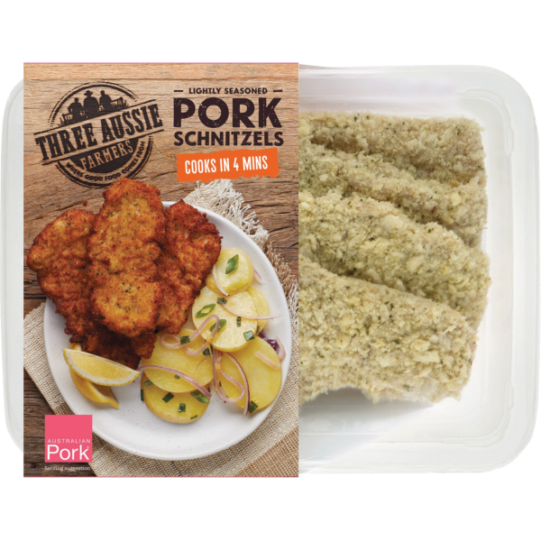 Loaded Pork Schnitzel Parmy Gems SunPork Fresh Foods
