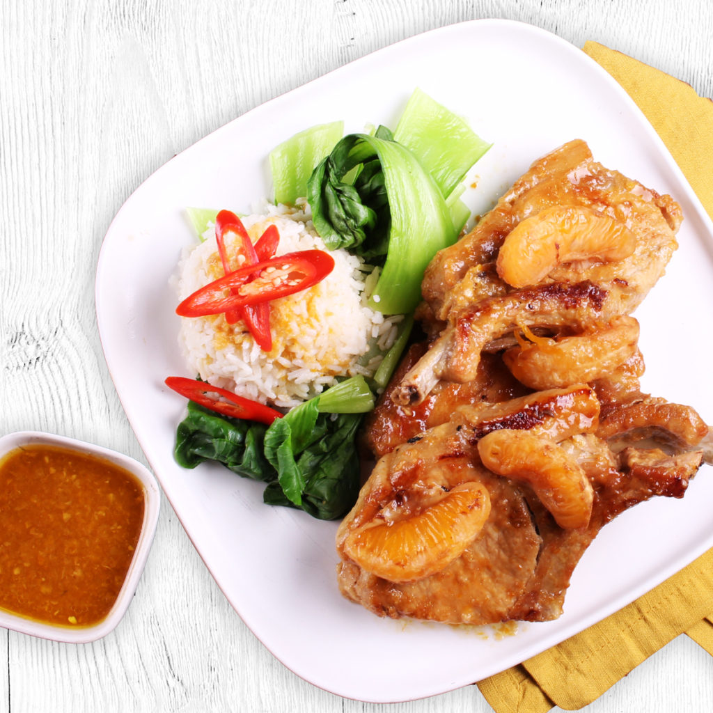 Slow Cooked Chinese & Mandarin Pork Chops SunPork Fresh Foods