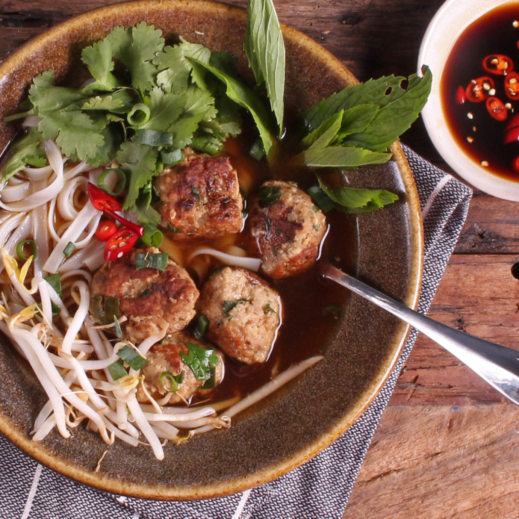 Vietnamese Pork Meatball Pho SunPork Fresh Foods