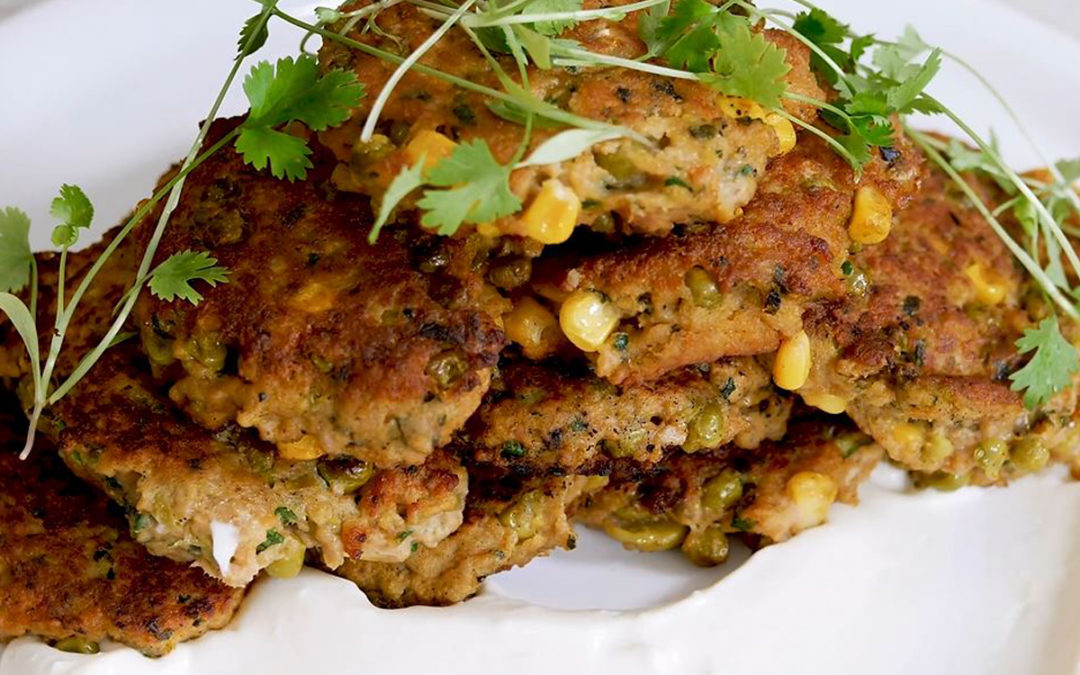 MKR’s Dan & Steph: Grandma’s Ham Pea & Corn Fitters