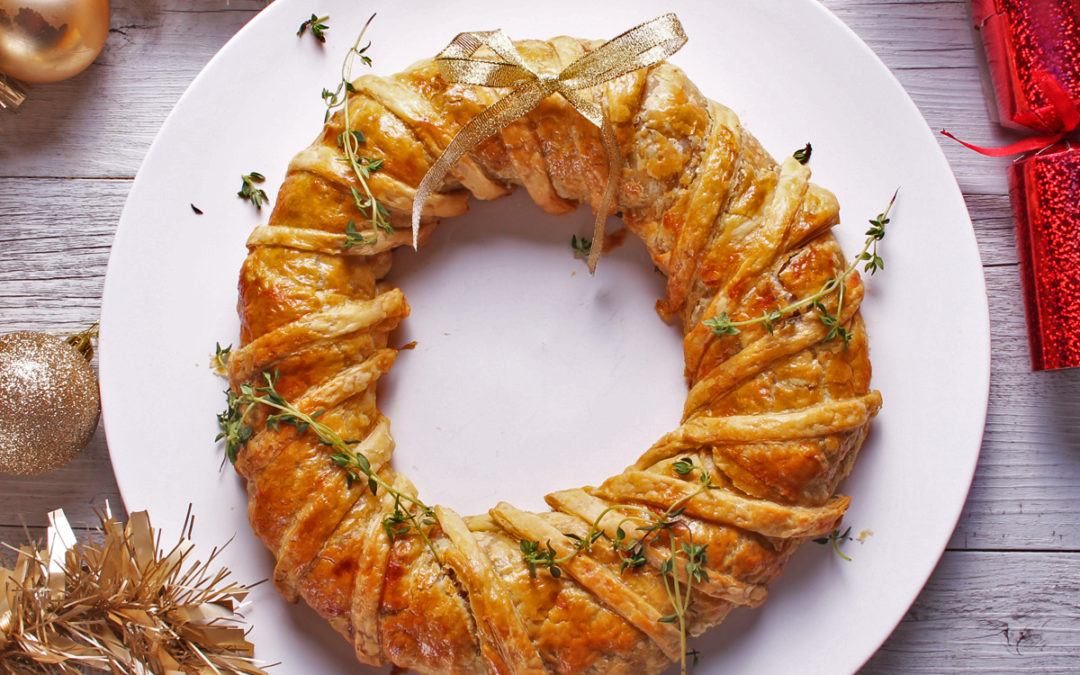Christmas Wreath Sausage Roll