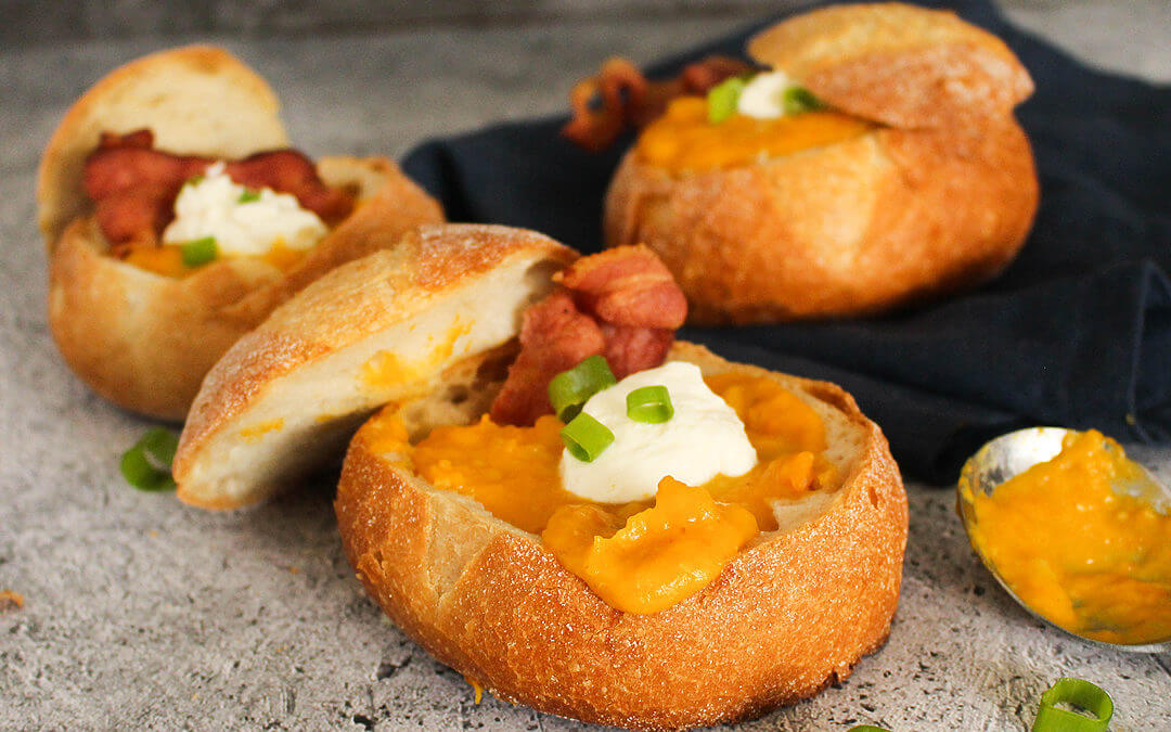 Roasted Pumpkin & Bacon Soup