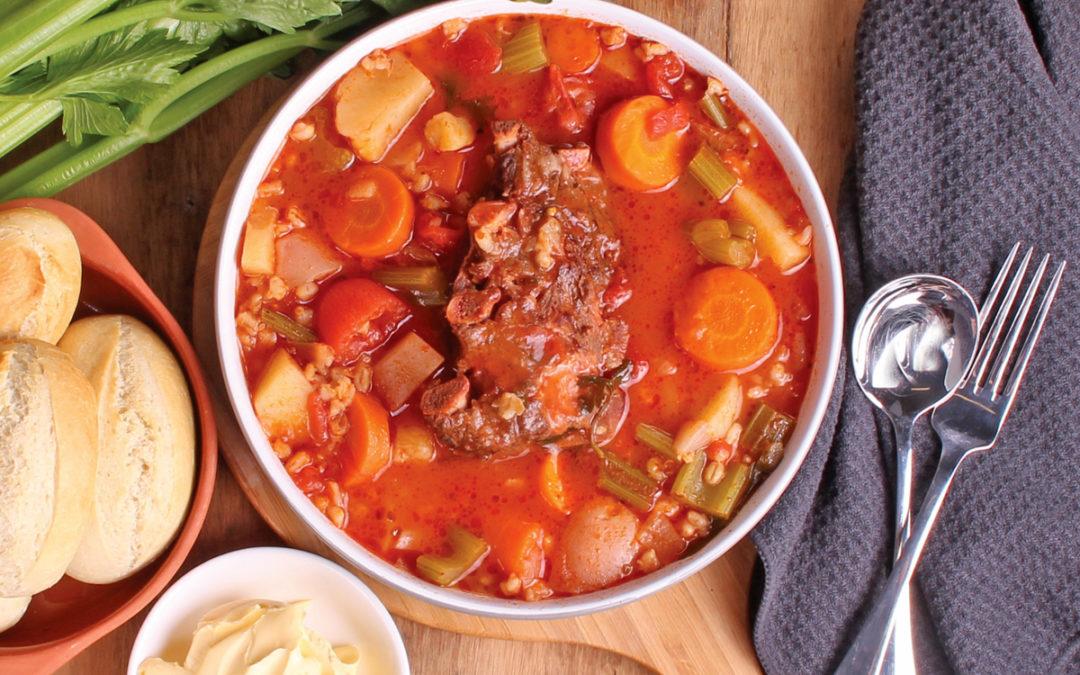 Smoked Pork Bone and Barley Soup