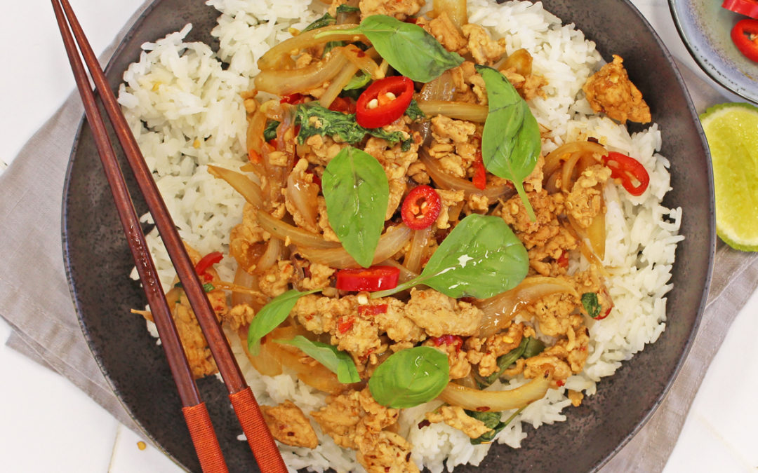 Pork & Holy Basil Stir-Fry (Pad Kra Pao)