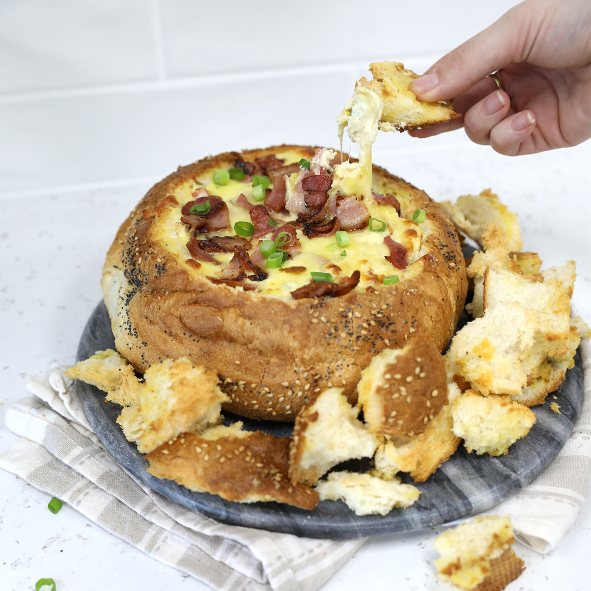 Bacon Queso Cob Loaf Sunpork Fresh Foods