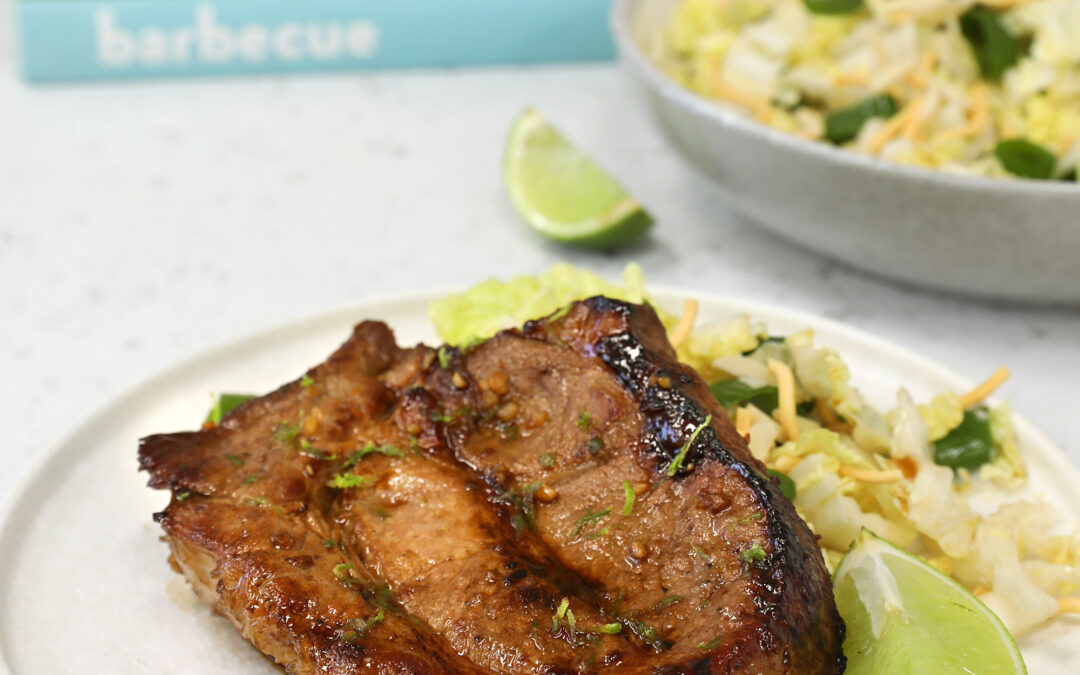 Lime Honey Soy Scotch Fillet with Wombok Noodle Salad