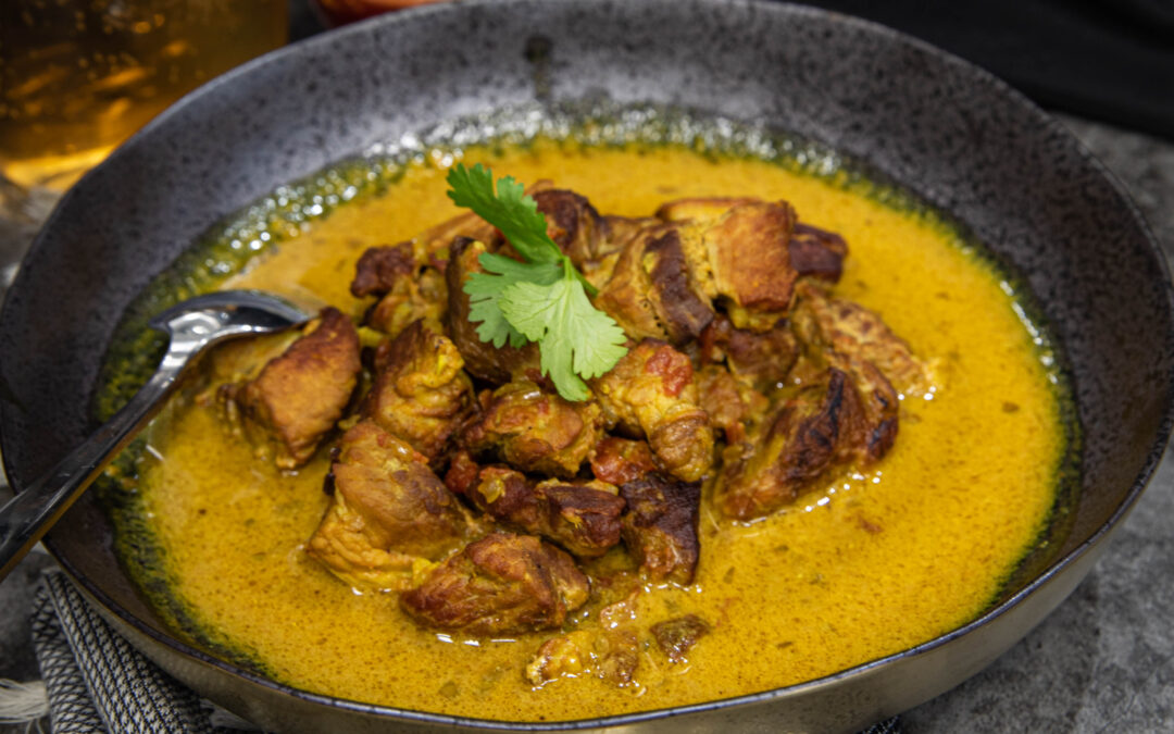 Slow Cooked Pork Shoulder Coconut Curry