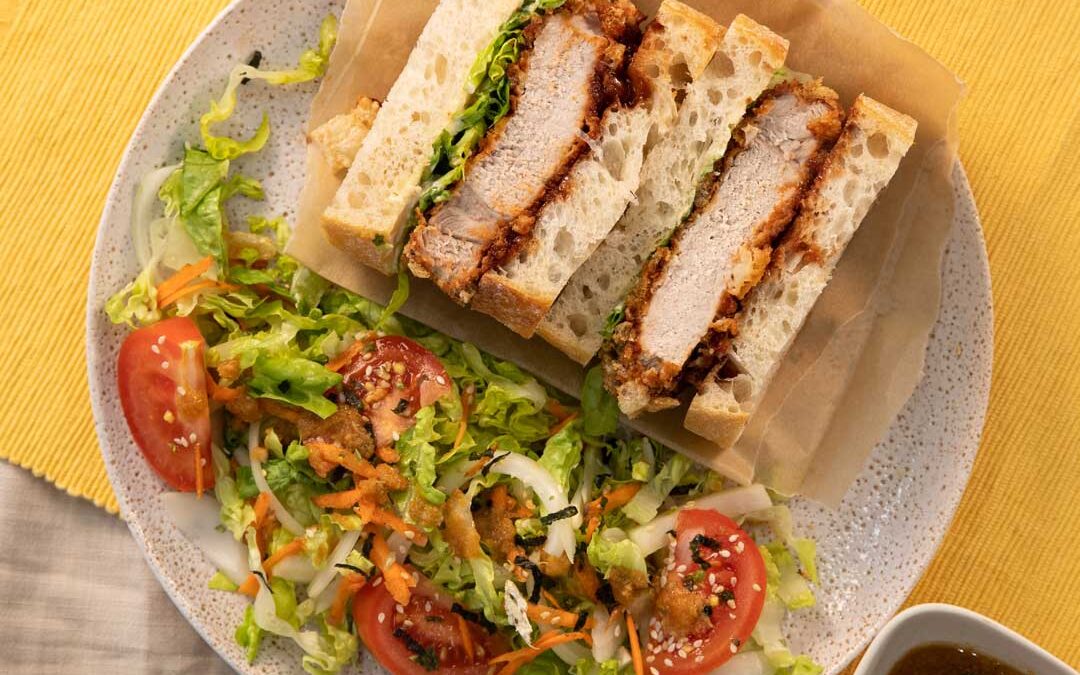 Pork Crackle Katsu Sandwich